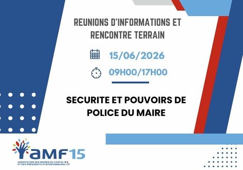 POUVOIR DE POLICE DU MAIRE 